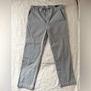 Ralph Lauren Polo light cotton pants, 33X30, white and light blue